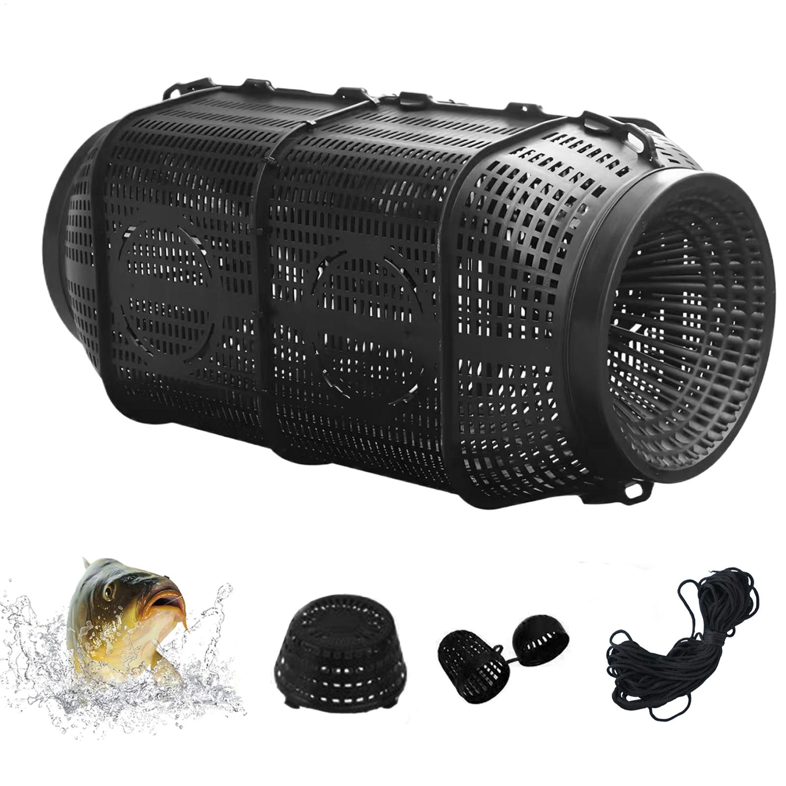 Fishing Equipment Bait - 魚トラップポータブルミノートラップカニケージ釣りアクセサリー、ウナギ、エビ、カメ、湖、池、海水、淡水用