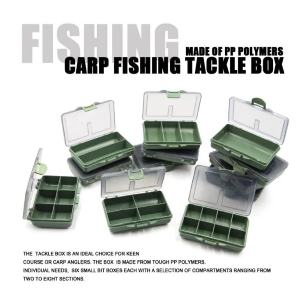 Fishing Equipment Bait - 4/8グリッド分離型収納ボックス、釣り道具ボックス、餌箱、仕切り小物入れ、集中収納ボックス、餌箱、フックボックス