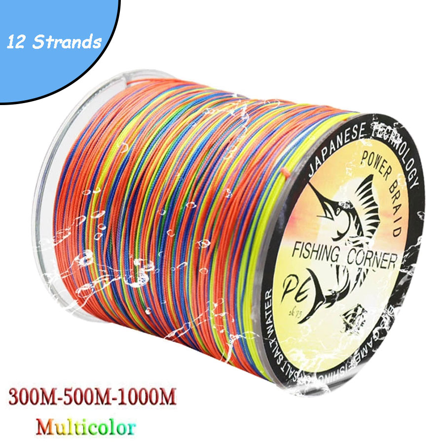 Fishing Equipment Bundle - 12 ストランド編組釣り糸 300 ミリメートル 500 メートル