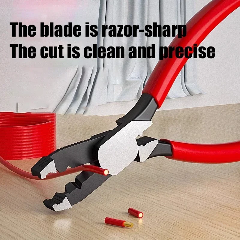 Fishing Pliers - プレミアムスリップジョイントスクリュー取り外しプライヤー - フィッシュテールデザイン、滑り止めグリップ、電子機器用多機能スクリュープーラーツール