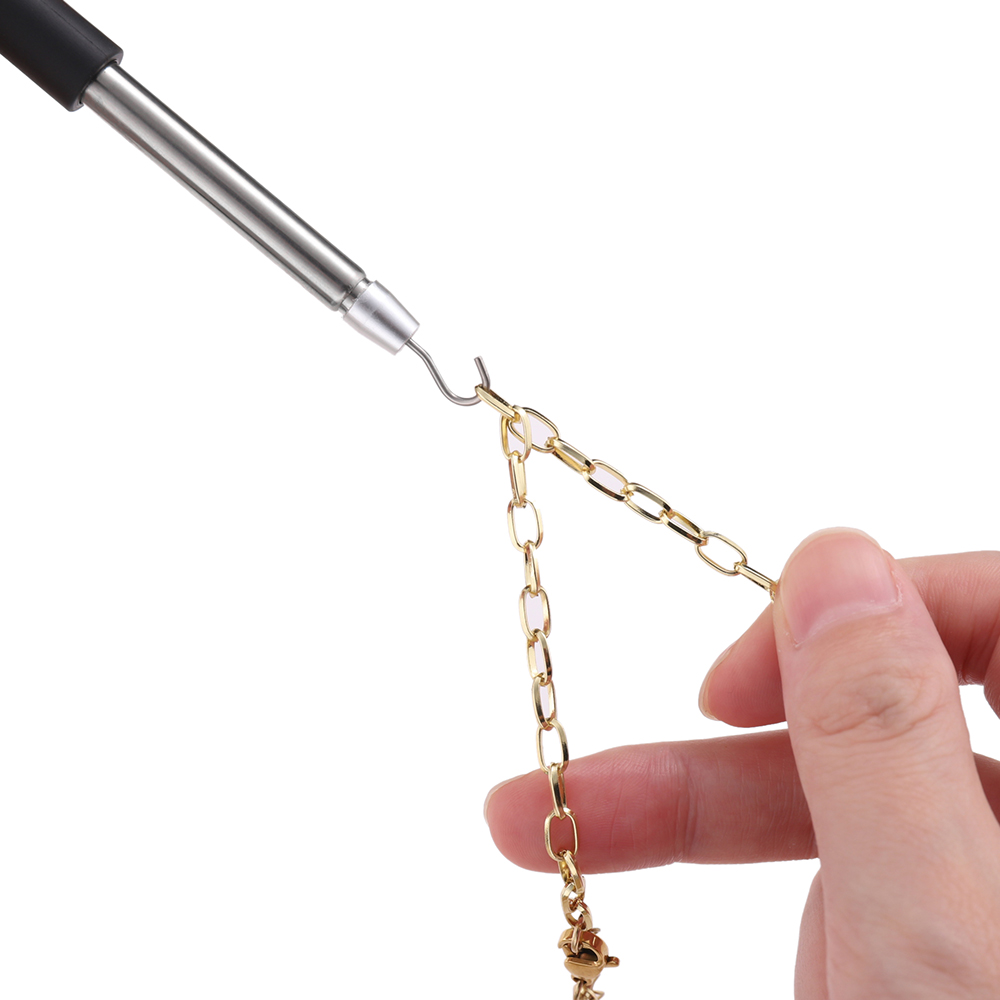 Fishing Pliers - ブレスレットを着用するのに役立つツール、パートナー、ジュエリーヘルパー、留め具の補助具、素早く留め具を外す、フック式の装備、プライヤー、留め具、タイ、ジッパー、クラフト