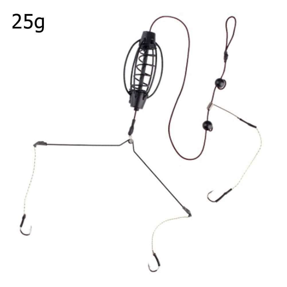 Fishing Equipment Bait - 1 個鯉釣りフィーダーヨーロッパ鯉釣りケージフックリグセットインラインメソッドフィーダータックル巣春フック釣り機器