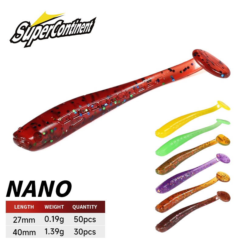 Fishing Equipment Deals - 超大陸ソフトベイト新ミノー 4 センチメートル/30 個 2.7 センチメートル/50