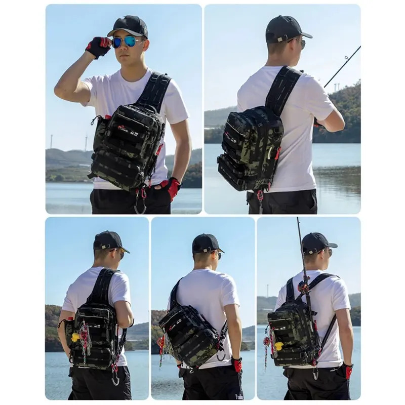 釣り道具バックパック収納バッグ メンズ アウトドア ショルダ - Fishing Equipment Bait のレビューと価格