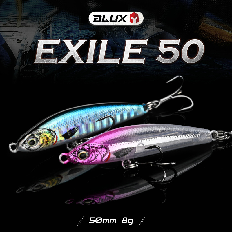 BLUX EXILE 50 シンキング重力ペンシルヘビーステ - Fishing Equipment Deals のレビューと価格