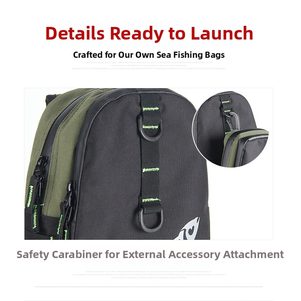 軽量防水フィッシングクロスボディバッグ（内部コンパートメント - Fishing Pliers のレビューと価格
