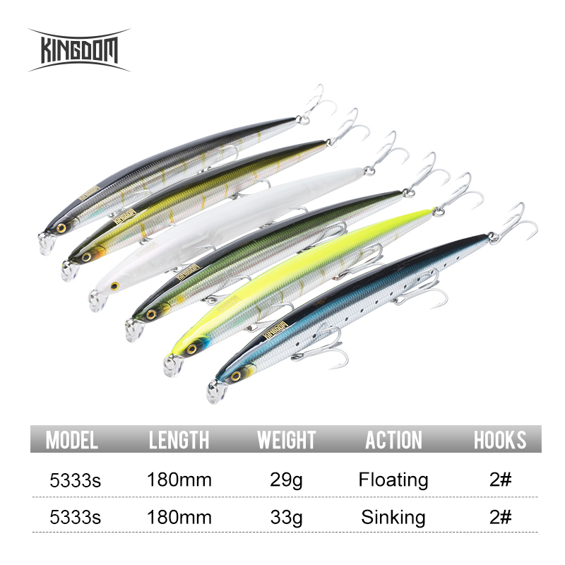 キングダム イスカ 人工釣りルアー 180mm 29/33g - Fishing Equipment Deals のレビューと価格
