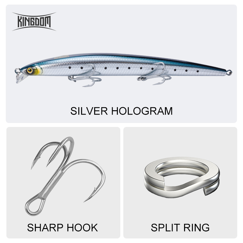 キングダム イスカ 人工釣りルアー 180mm 29/33g - Fishing Equipment Deals のレビューと価格