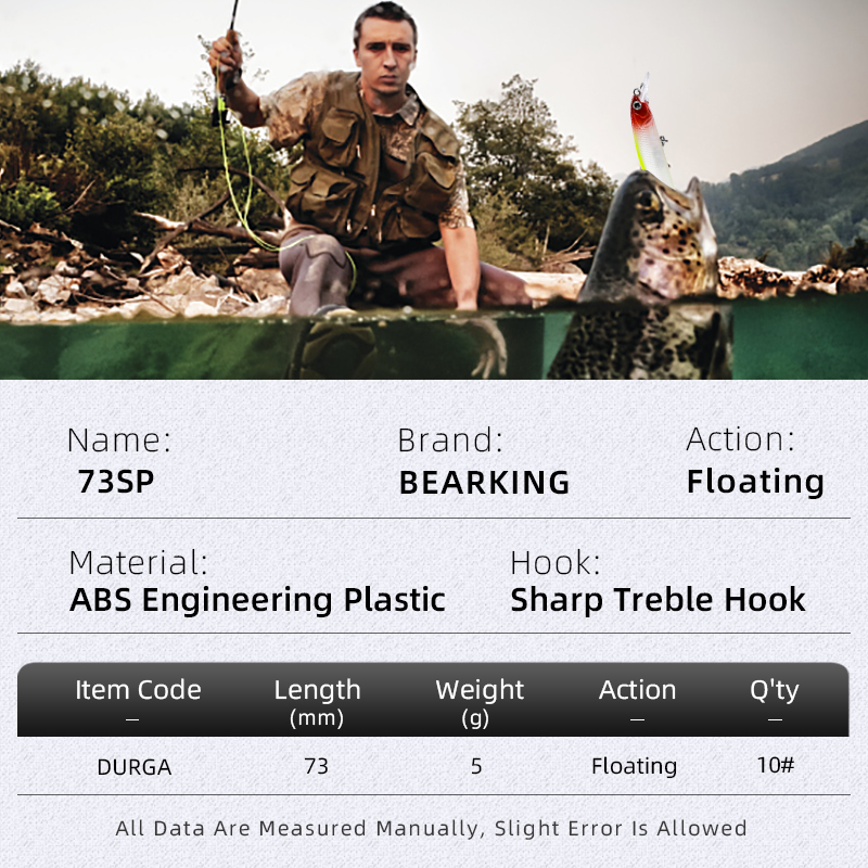 BEARKING 新モデル 73 ミリメートル 5 グラムプ - Fishing Equipment Deals のレビューと価格