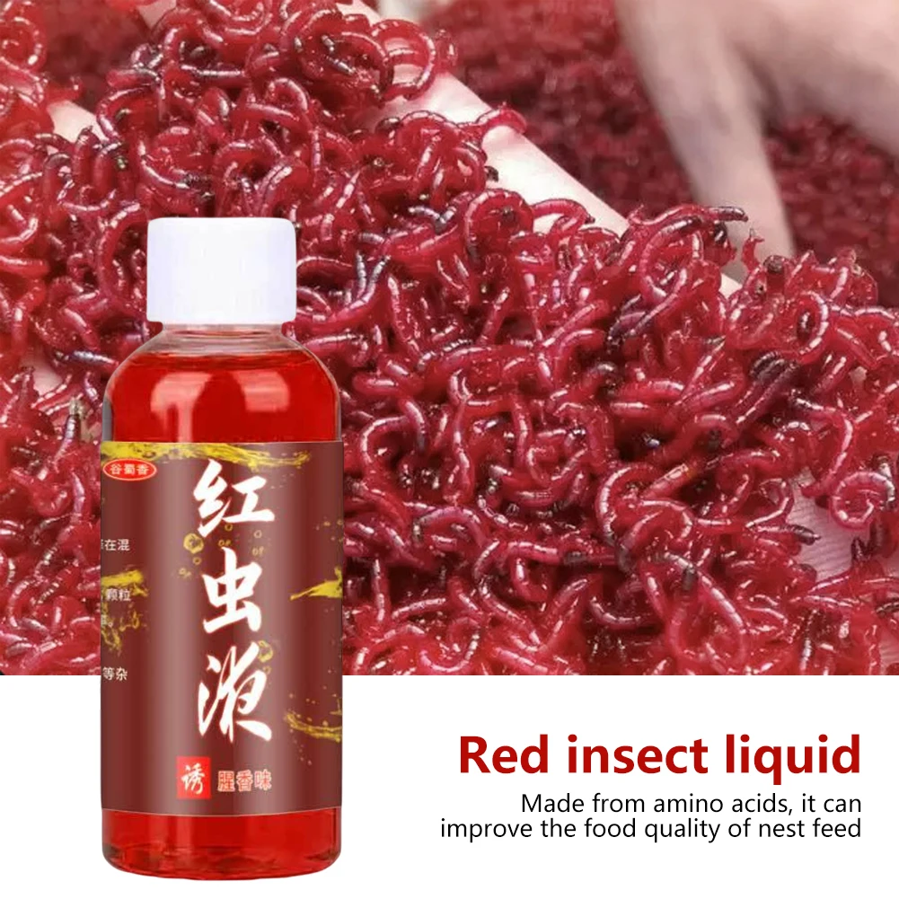 濃縮魚餌添加剤多目的強力な魚誘引剤食欲を促進する赤いワーム添 - Fishing Equipment For Sale のレビューと価格