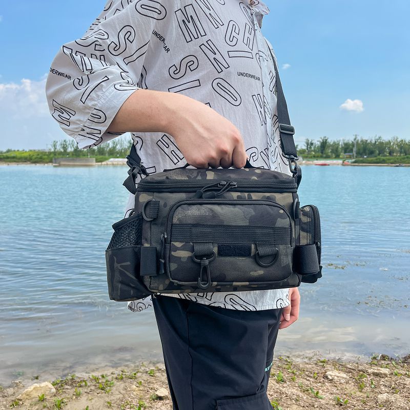 屋外戦術ウエストバッグ多機能ウエストチェストクロスボディバッ - Fishing Equipment Us のレビューと価格