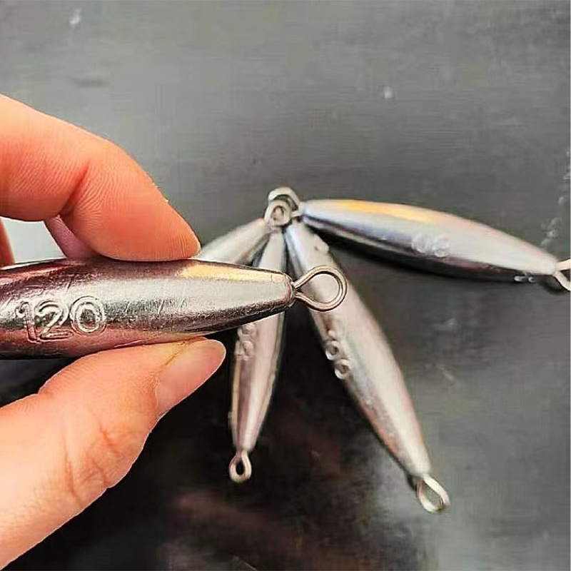 2つの吊り下げリング付き鉛シンカー 30g/40g/50g/ - Fishing Equipment On Sale のレビューと価格