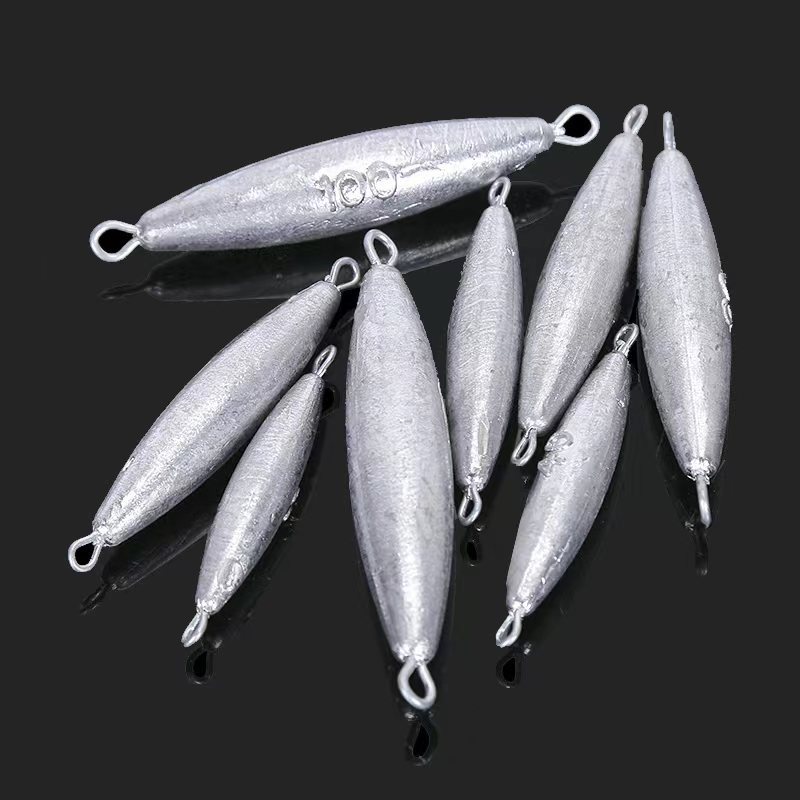 2つの吊り下げリング付き鉛シンカー 30g/40g/50g/ - Fishing Equipment On Sale のレビューと価格