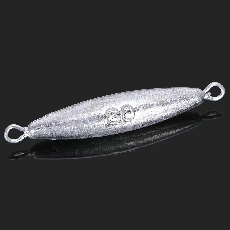 2つの吊り下げリング付き鉛シンカー 30g/40g/50g/ - Fishing Equipment On Sale のレビューと価格