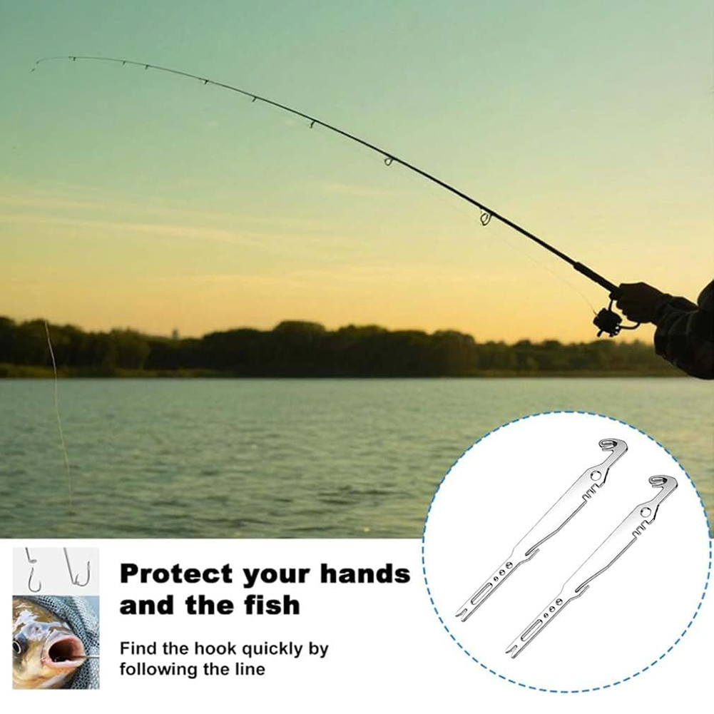 6 in 1 ステンレス製フックリムーバー ノットタイヤー  - Fishing Pliers のレビューと価格