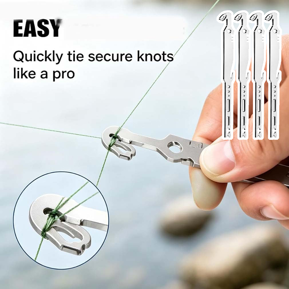 6 in 1 ステンレス製フックリムーバー ノットタイヤー  - Fishing Pliers のレビューと価格