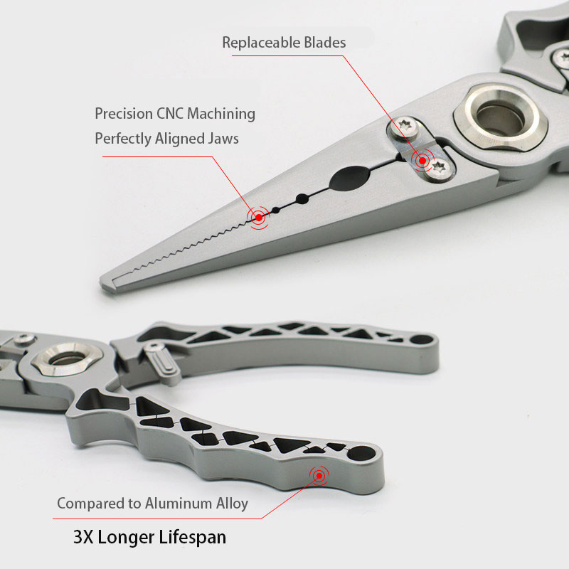ポータブルステンレス鋼釣り用プライヤー多機能PEラインはさみ - Fishing Pliers のレビューと価格