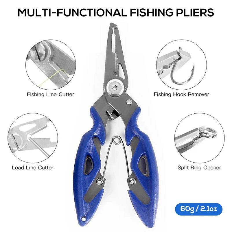 263 個の屋外釣りアクセサリーセット、プライヤージグフック - Fishing Pliers のレビューと価格
