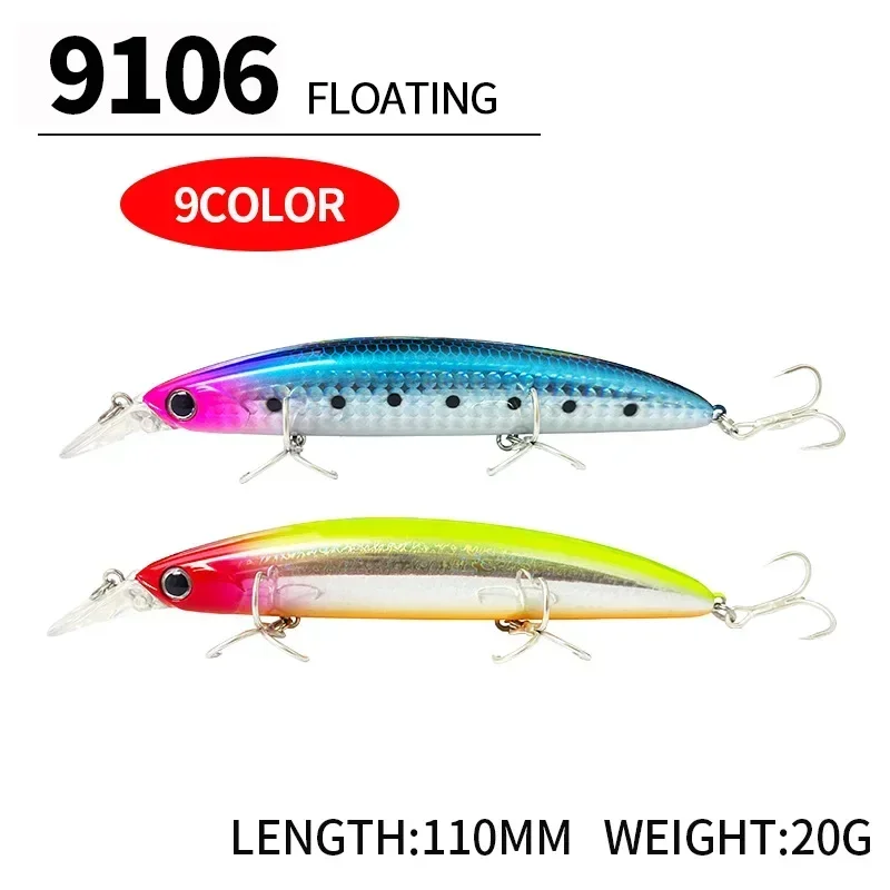 釣り用フローティングミノールアー,人工餌,硬い素材,海,海, - Fishing Equipment Deals のレビューと価格