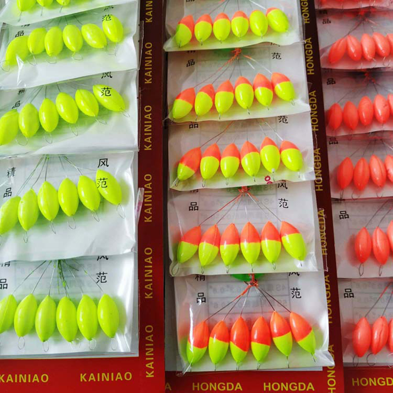 卸売 480 個 (80 パック) オーバルミニ釣りフロート - Fishing Equipment Deals のレビューと価格