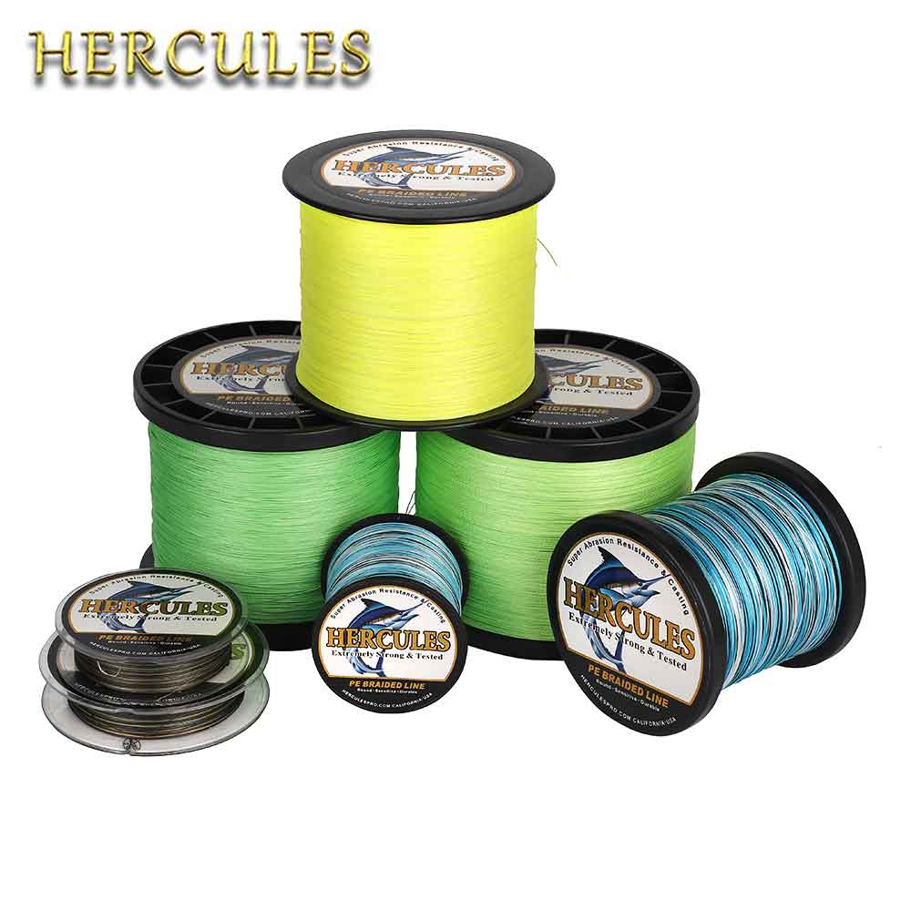 ヘラクレス 8 ストランド編組 10-150LB 釣り糸 3 - Fishing Equipment Bundle のレビューと価格