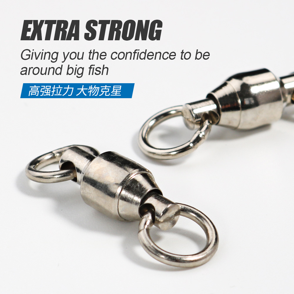 JIGGINGPRO ボールベアリングスイベル釣りアクセサリ - Fishing Equipment On Sale のレビューと価格