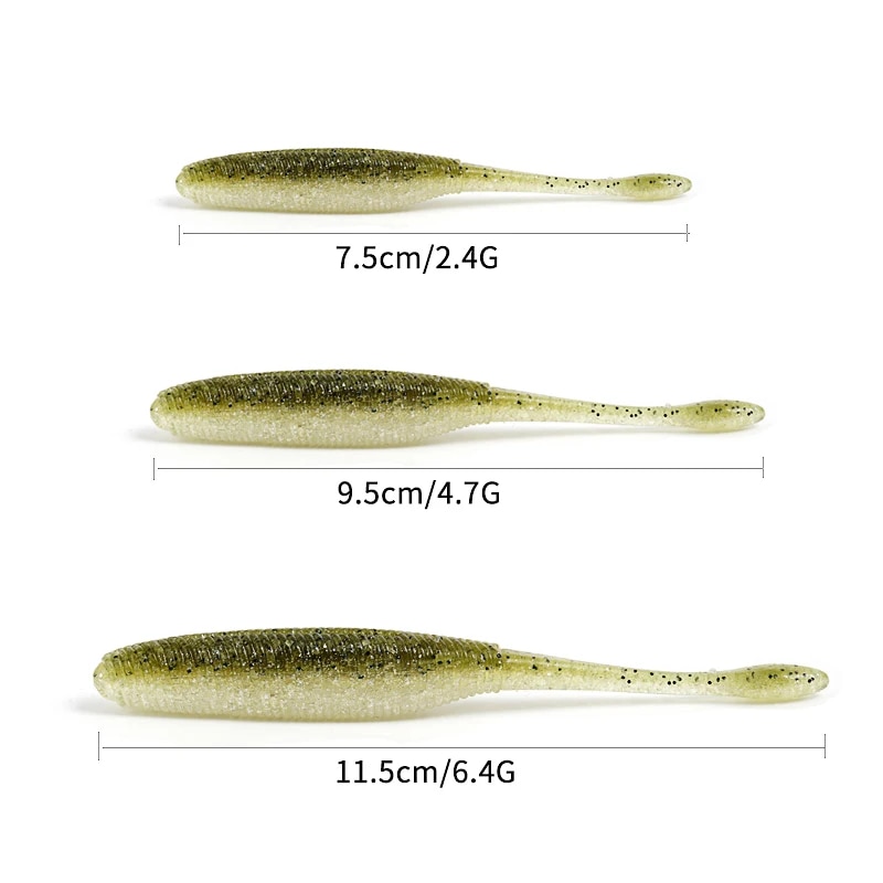 SUNMILE 釣りルアードロップソフト餌 7.5/9.5/ - Fishing Equipment Deals のレビューと価格