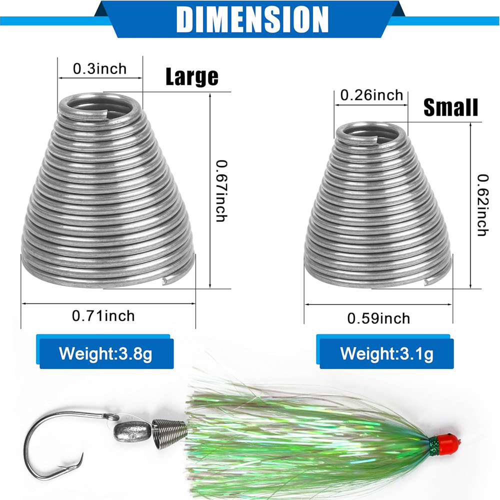 Ballyhoo-釣り用ベイトリギングスプリング,20個,ス - Fishing Equipment Bait のレビューと価格
