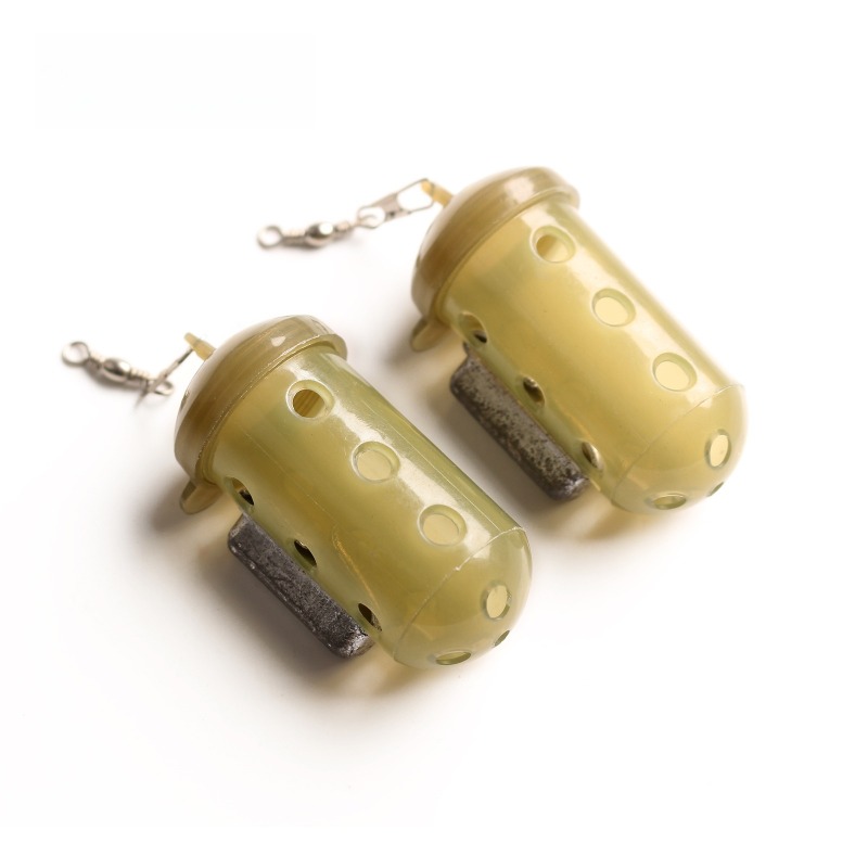 6個入り鯉釣り用メソッドフィーダーセット、キャップ付きウェイ - Fishing Equipment Bait のレビューと価格