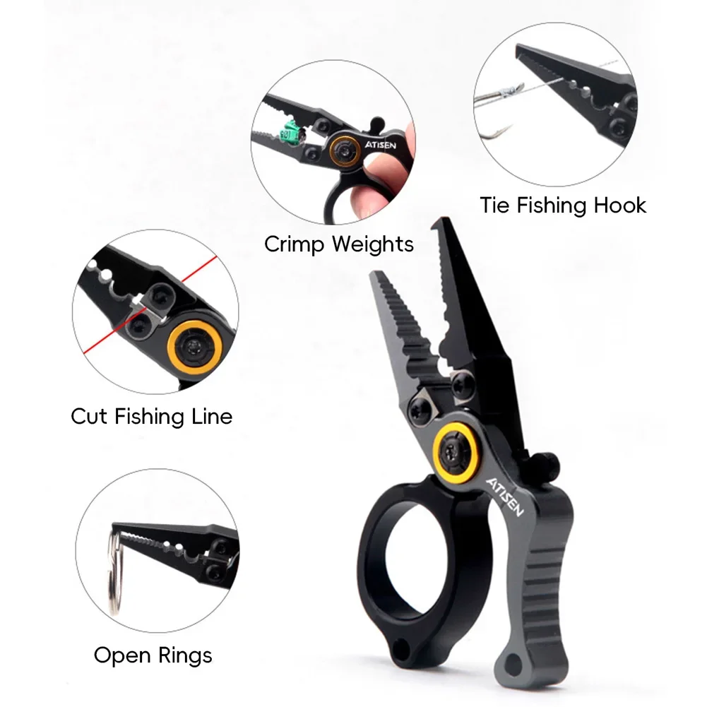 釣りプライヤー ミニサイズ アウトドア釣りツール アルミ合金 - Fishing Equipment Price のレビューと価格