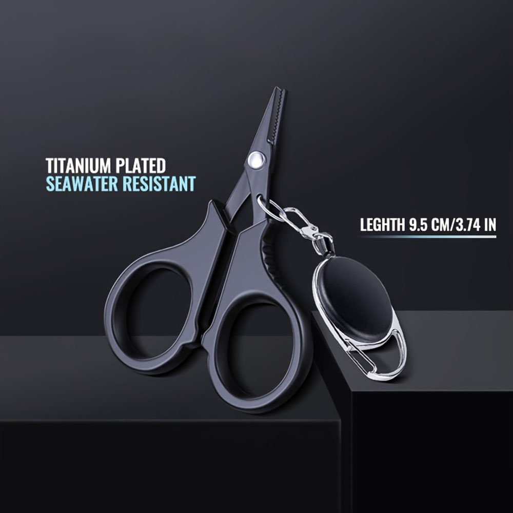 1 セットチタンコーティングステンレス鋼釣りはさみプライヤー - Fishing Pliers のレビューと価格