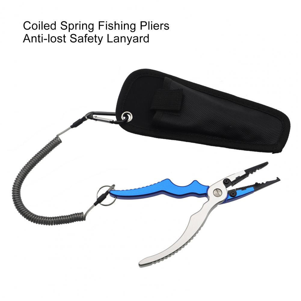 紛失防止ロープ キーリング付き格納式 カラビナ付き 盗難防止 - Fishing Pliers のレビューと価格