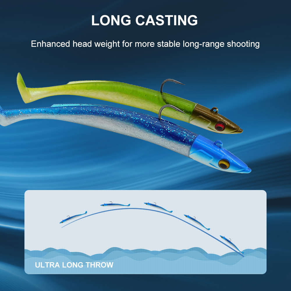 ESFISHING ソフトフィッシングルアー Leurre  - Fishing Equipment Deals のレビューと価格