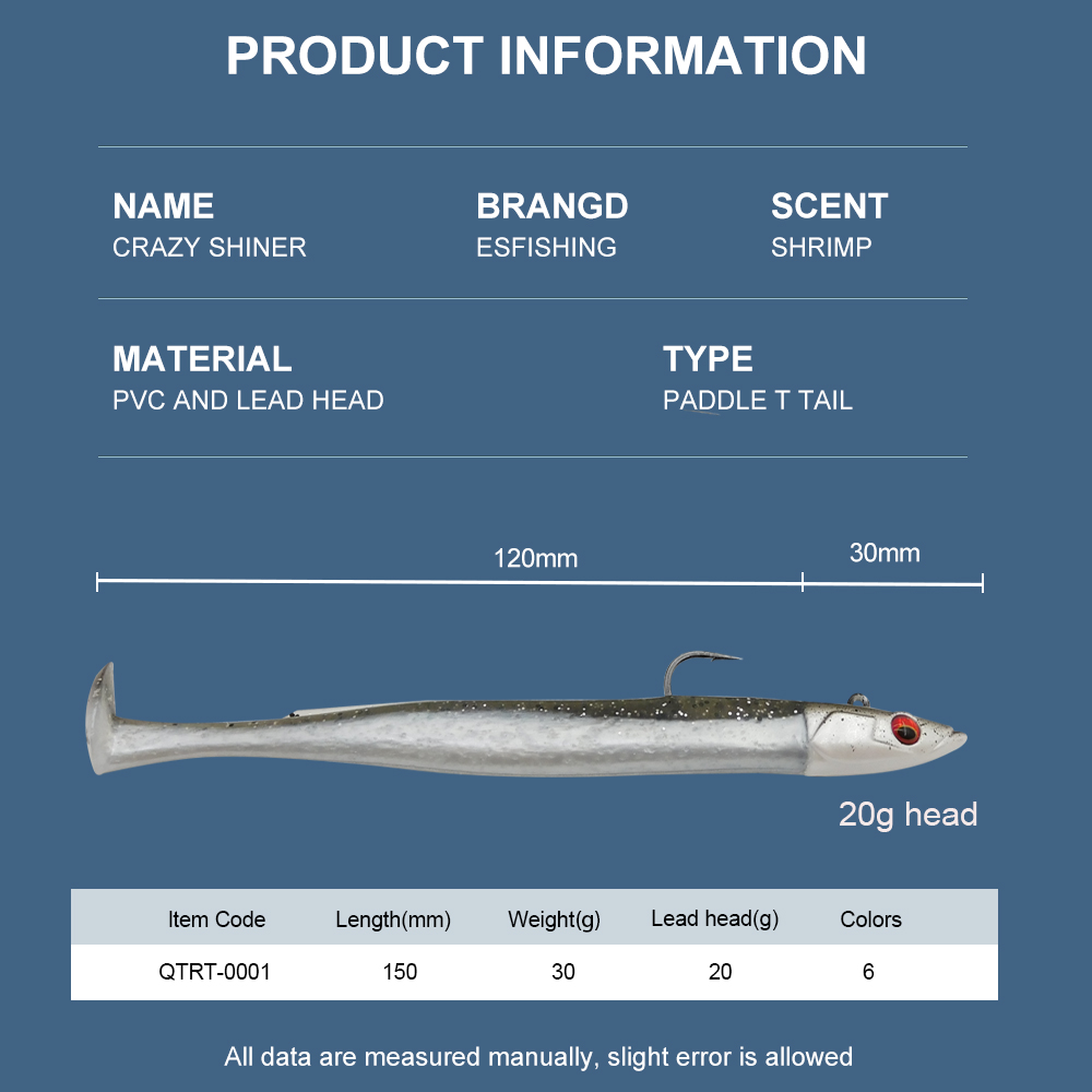 ESFISHING ソフトフィッシングルアー Leurre  - Fishing Equipment Deals のレビューと価格