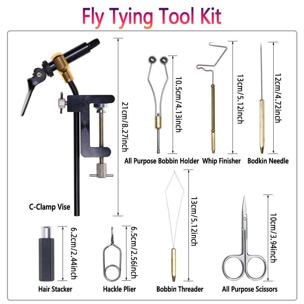 8個/セット 硬化鋼製Cクランプバイス フライタイイングツー - Fishing Pliers のレビューと価格