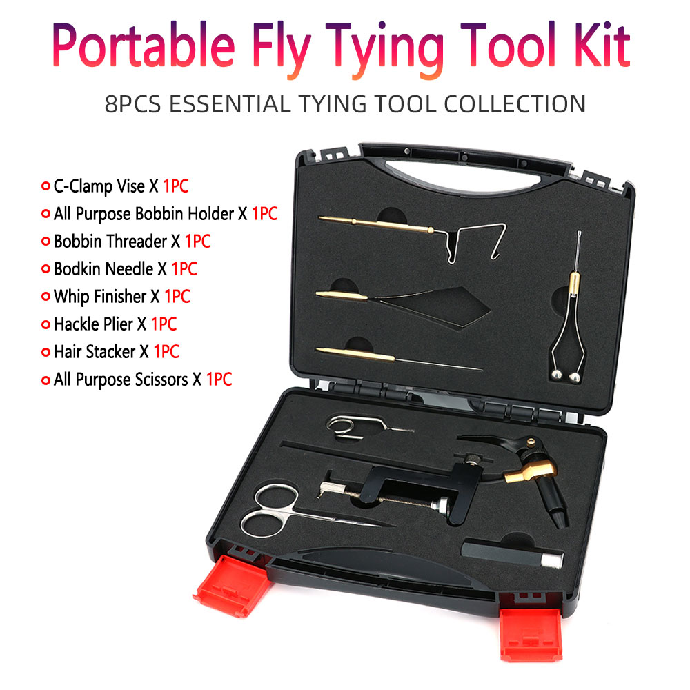 8個/セット 硬化鋼製Cクランプバイス フライタイイングツー - Fishing Pliers のレビューと価格