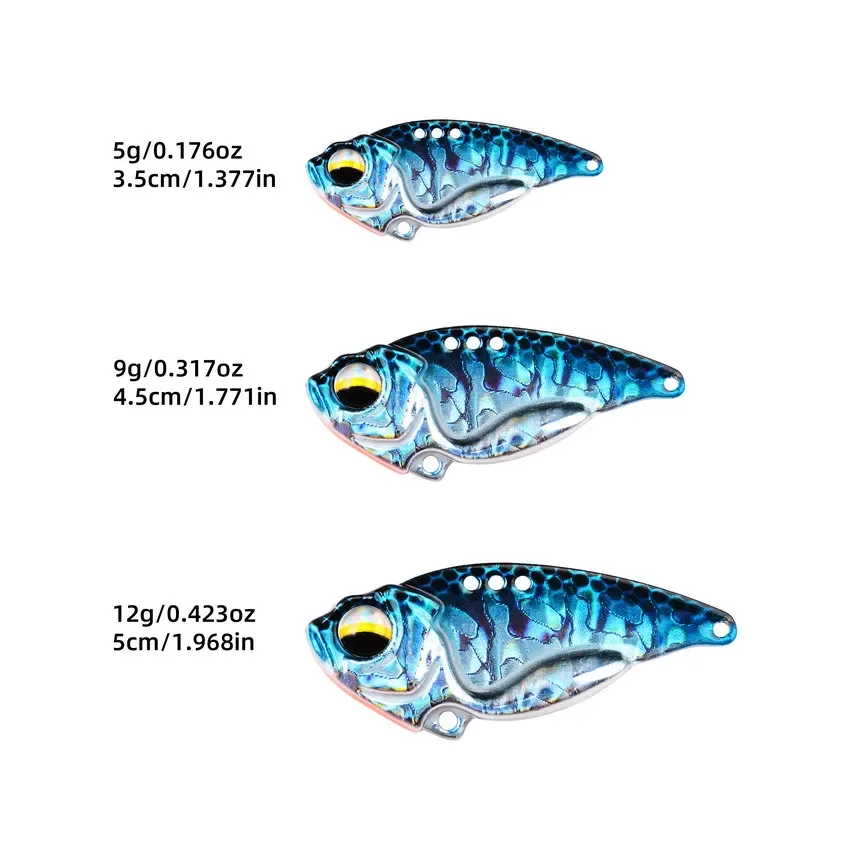 VIB スプーン釣りルアー 5 グラム 9 グラム 12 グ - Fishing Equipment Deals のレビューと価格