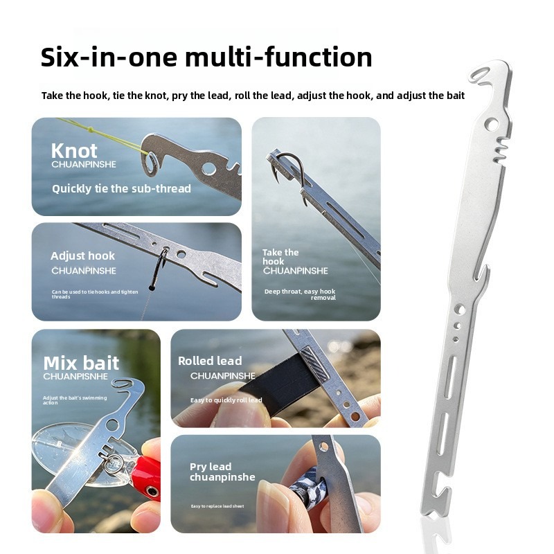 QAJTAO 4個入り 6-in-1 ステンレス製魚針外し、 - Fishing Equipment Price のレビューと価格