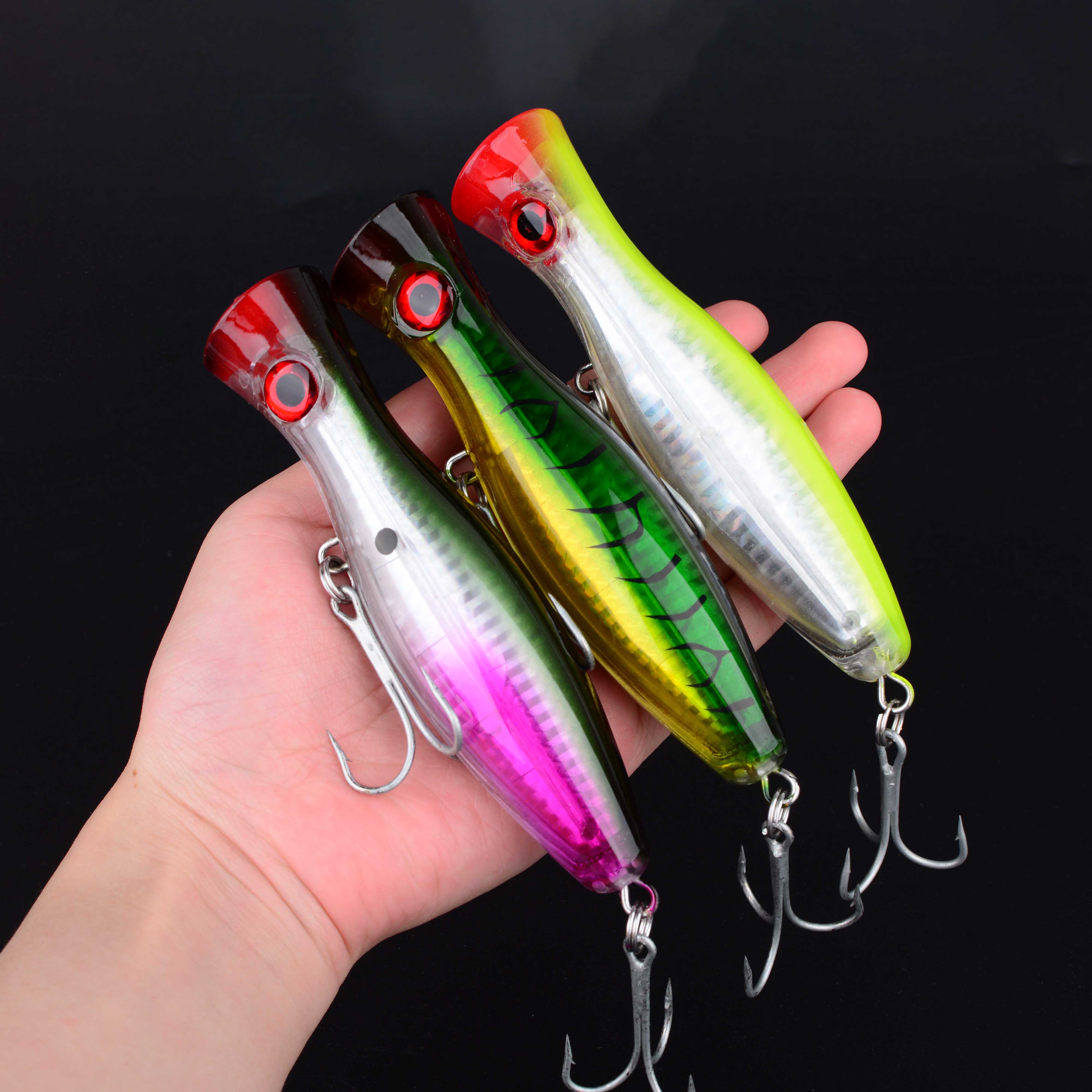 1pc 13 センチメートル 42 グラムビッグポッパーフロ - Fishing Equipment Kit のレビューと価格