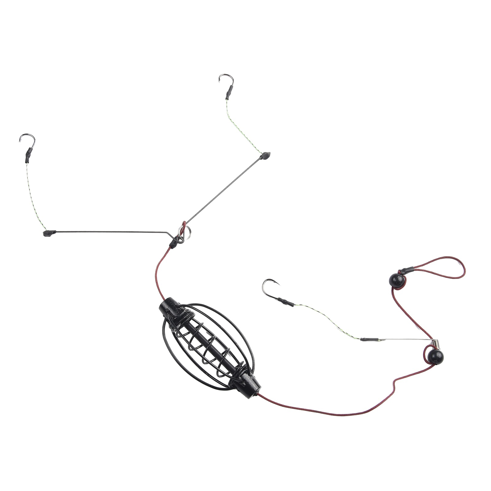 1 個鯉釣りフィーダーヨーロッパ鯉釣りケージフックリグセット - Fishing Equipment Bait のレビューと価格