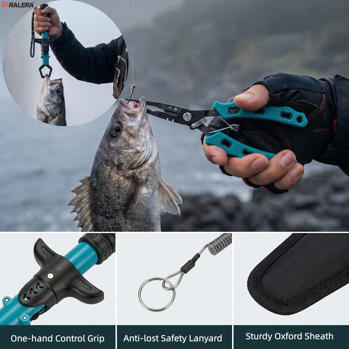 RALERA耐塩水釣り具キット：フィッシングプライヤー、フィ - Fishing Pliers のレビューと価格