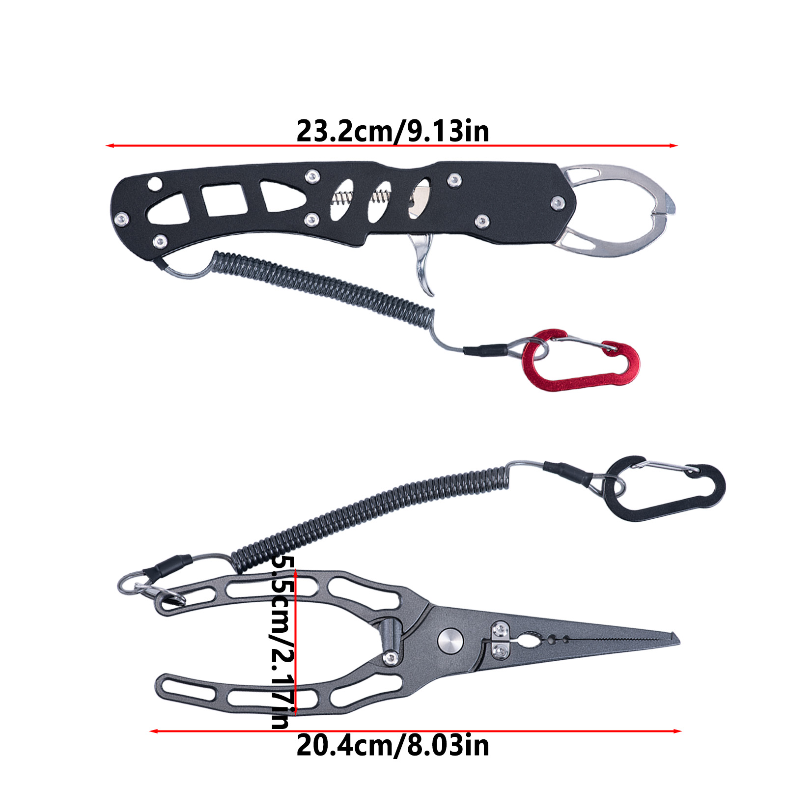 釣り用プライヤーとフィッシュグリッパーのコンボキット、錆びな - Fishing Equipment Price のレビューと価格